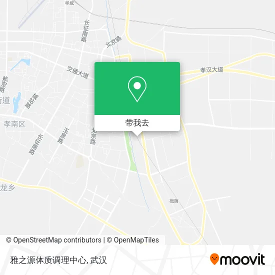 雅之源体质调理中心地图