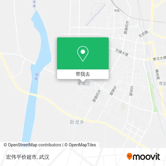 宏伟平价超市地图