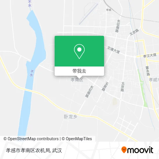 孝感市孝南区农机局地图