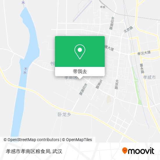 孝感市孝南区粮食局地图