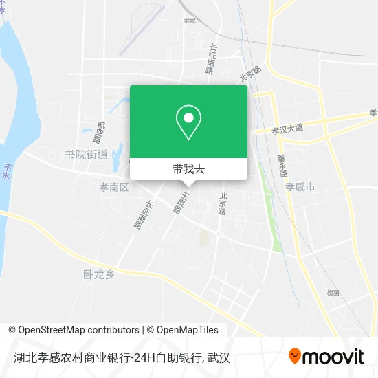 湖北孝感农村商业银行-24H自助银行地图