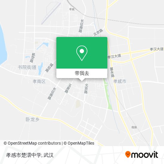 孝感市楚澴中学地图