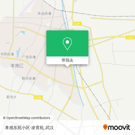 孝感东苑小区-凌霄苑地图