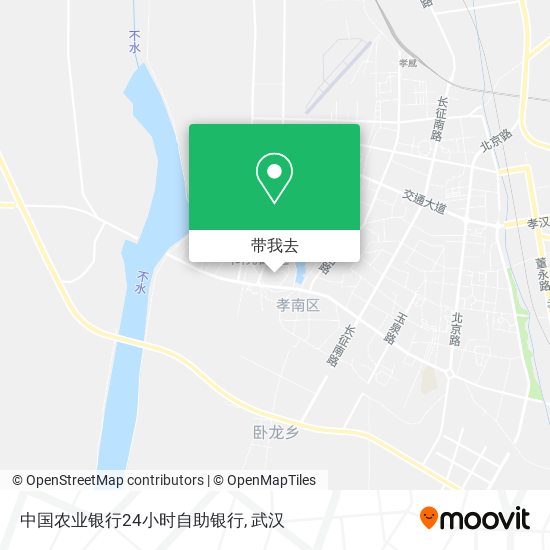 中国农业银行24小时自助银行地图