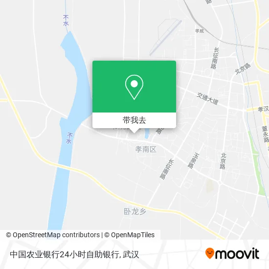 中国农业银行24小时自助银行地图