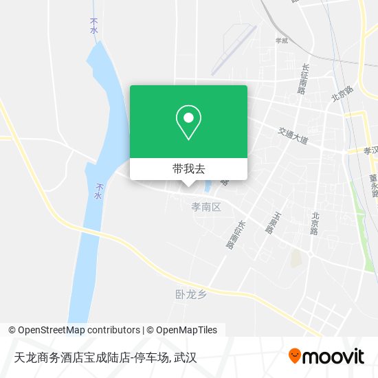 天龙商务酒店宝成陆店-停车场地图