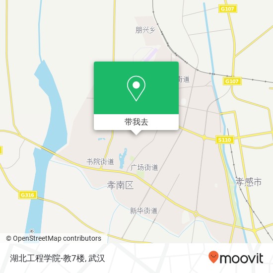 湖北工程学院-教7楼地图