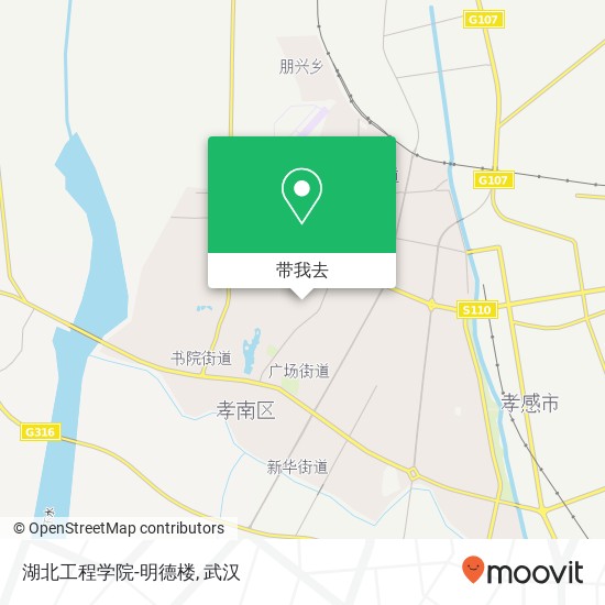 湖北工程学院-明德楼地图