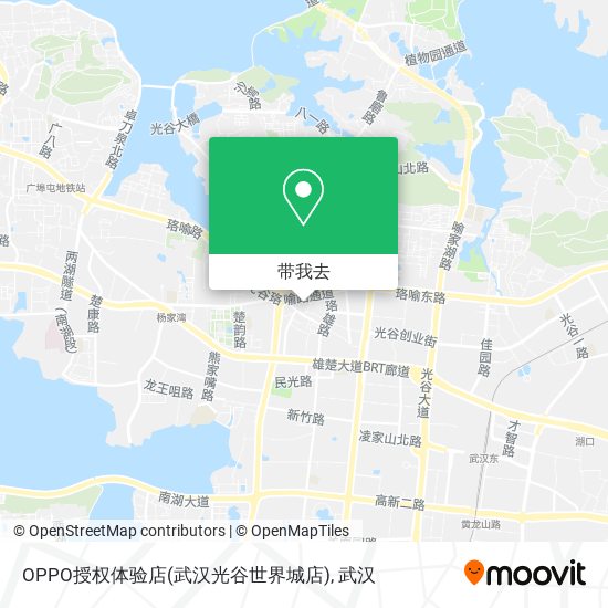 OPPO授权体验店(武汉光谷世界城店)地图