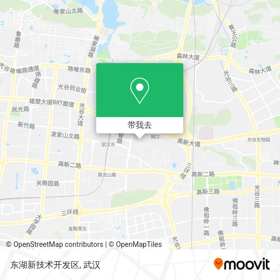 东湖新技术开发区地图