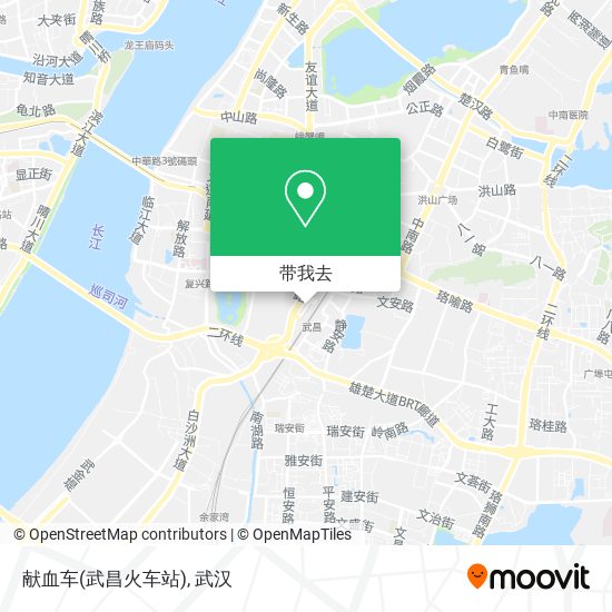献血车(武昌火车站)地图