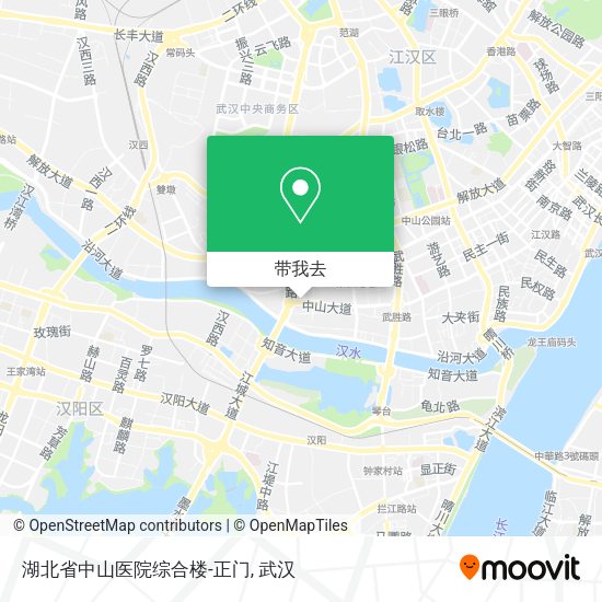 湖北省中山医院综合楼-正门地图