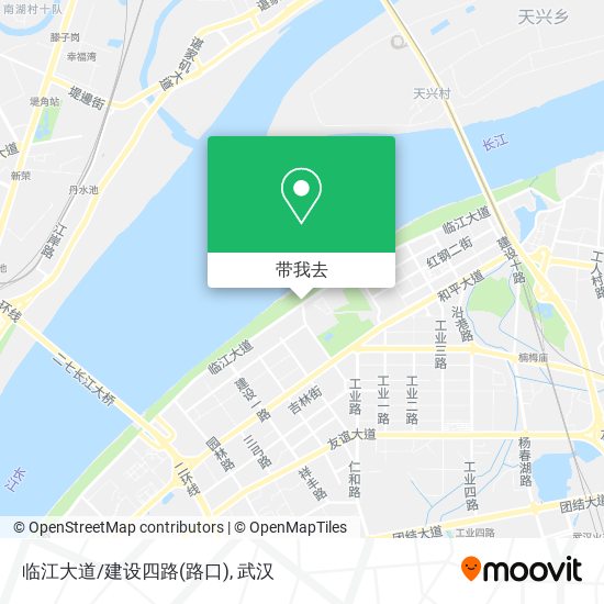 临江大道/建设四路(路口)地图