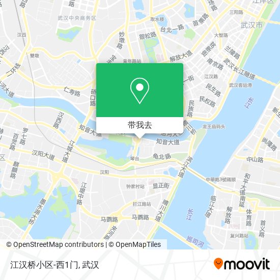 江汉桥小区-西1门地图