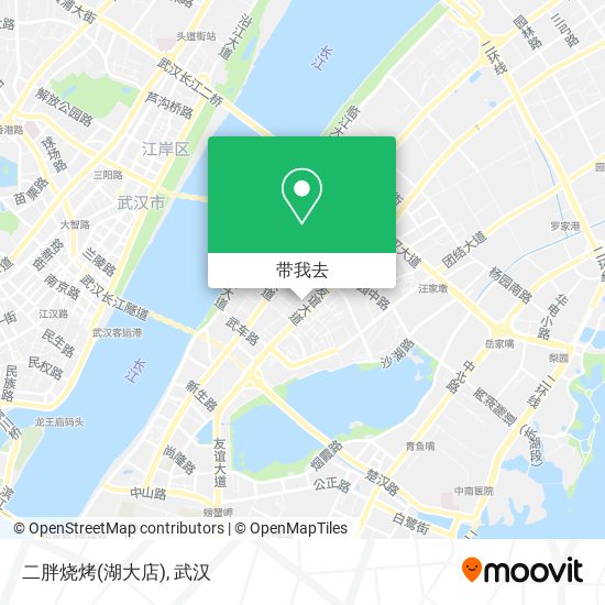 二胖烧烤(湖大店)地图