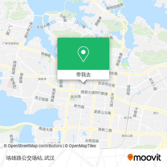 珞雄路公交场站地图