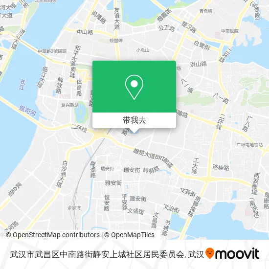 武汉市武昌区中南路街静安上城社区居民委员会地图