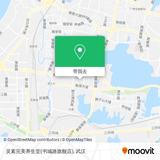 灵素完美养生堂(书城路旗舰店)地图