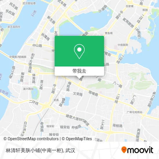 林清轩美肤小铺(中南一柜)地图