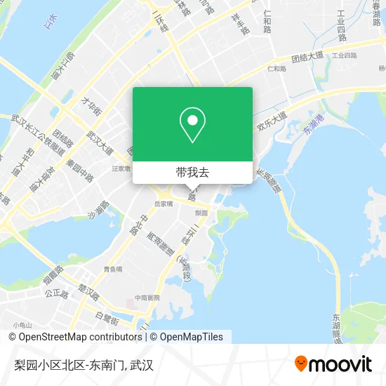 梨园小区北区-东南门地图