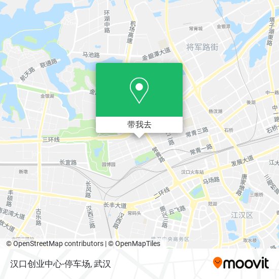 汉口创业中心-停车场地图