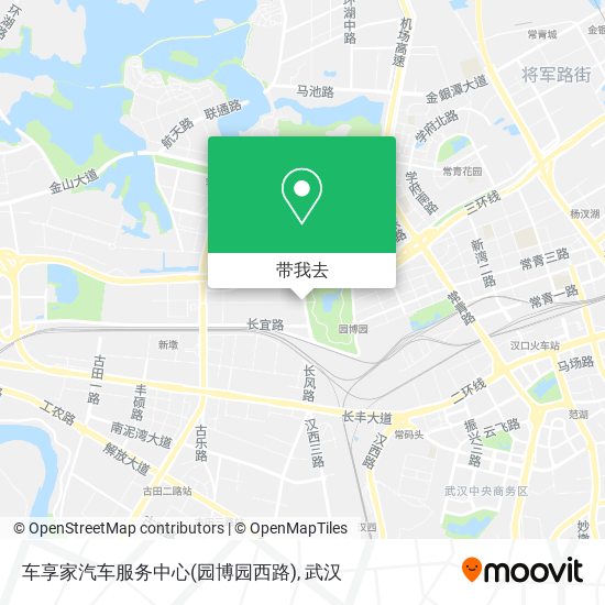 车享家汽车服务中心(园博园西路)地图