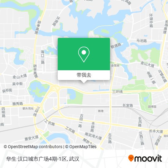华生·汉口城市广场4期-1区地图