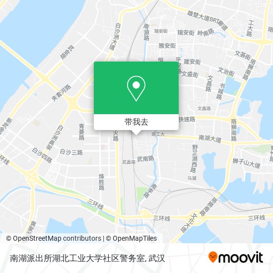 南湖派出所湖北工业大学社区警务室地图
