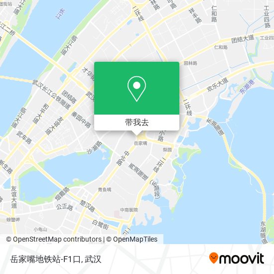 岳家嘴地铁站-F1口地图