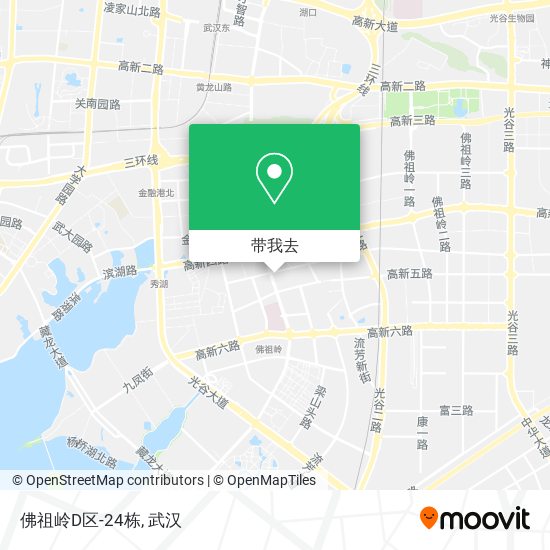 佛祖岭D区-24栋地图