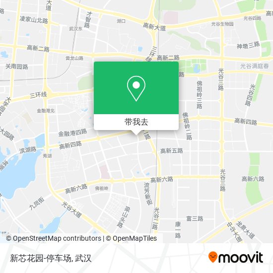 新芯花园-停车场地图