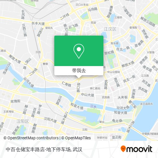 中百仓储宝丰路店-地下停车场地图