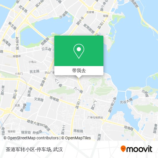 茶港军转小区-停车场地图