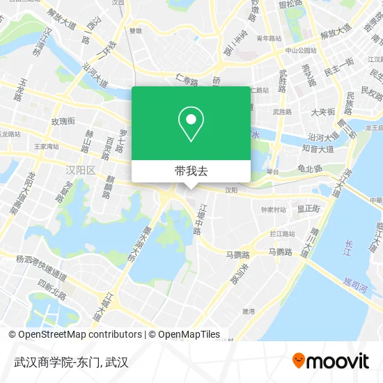 武汉商学院-东门地图