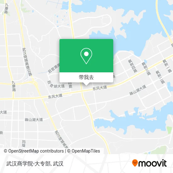 武汉商学院-大专部地图