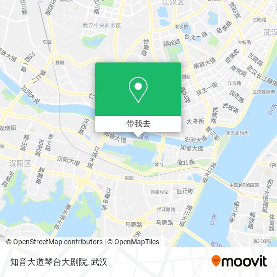 知音大道琴台大剧院地图