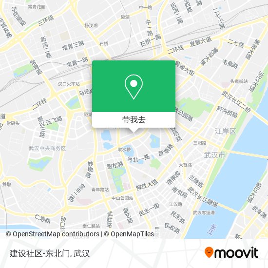 建设社区-东北门地图