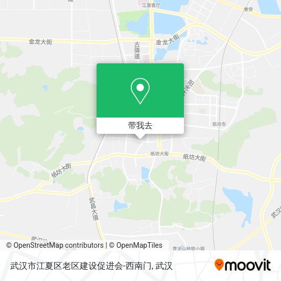 武汉市江夏区老区建设促进会-西南门地图