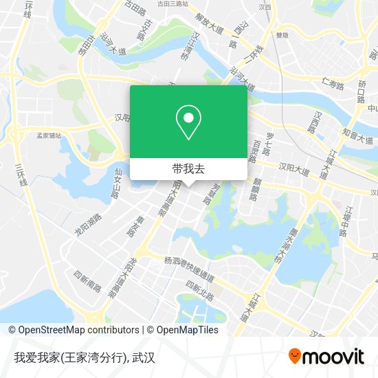 我爱我家(王家湾分行)地图