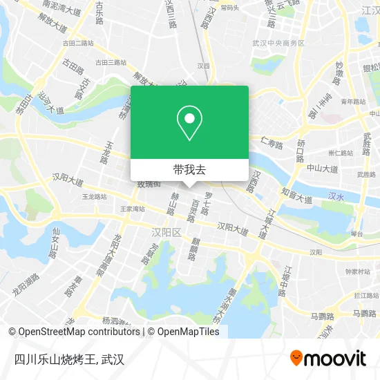 四川乐山烧烤王地图