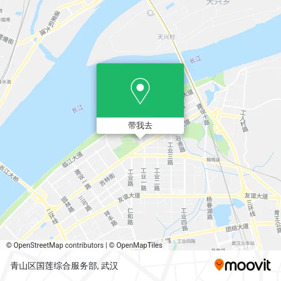 青山区国莲综合服务部地图
