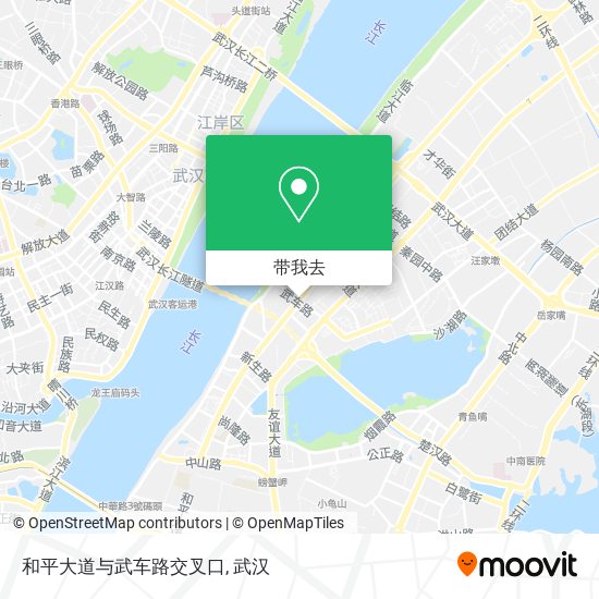 和平大道与武车路交叉口地图