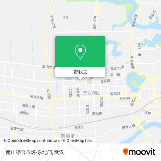 南山综合市场-东北门地图