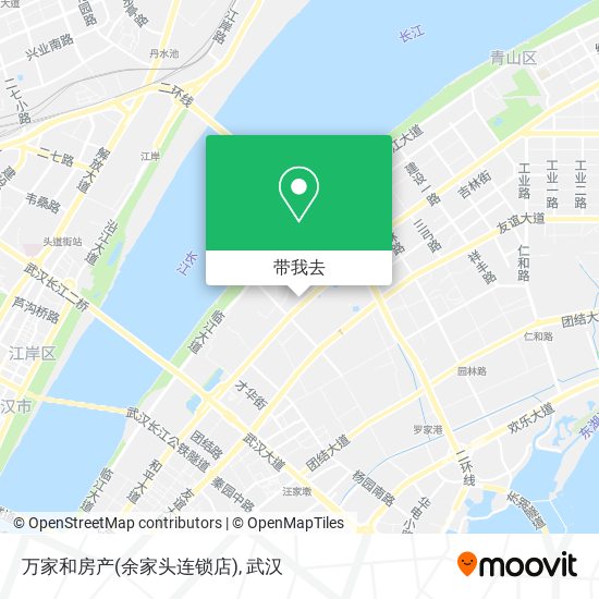 万家和房产(余家头连锁店)地图