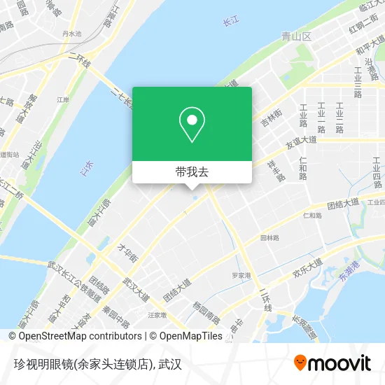珍视明眼镜(余家头连锁店)地图