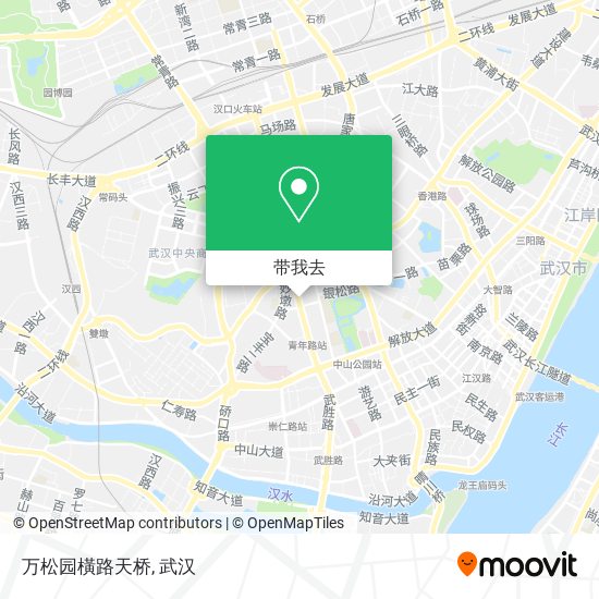 万松园橫路天桥地图