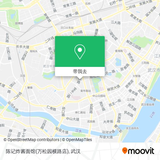 陈记炸酱面馆(万松园横路店)地图