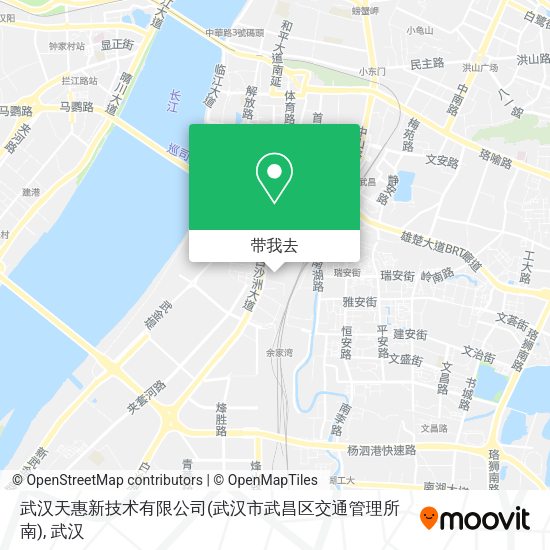 武汉天惠新技术有限公司(武汉市武昌区交通管理所南)地图