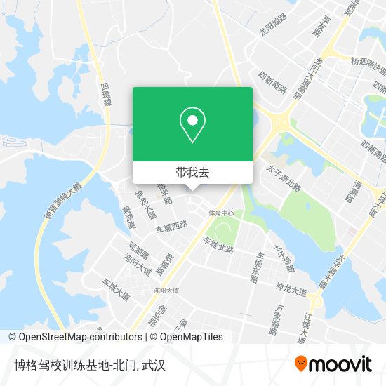 博格驾校训练基地-北门地图