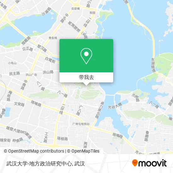 武汉大学-地方政治研究中心地图